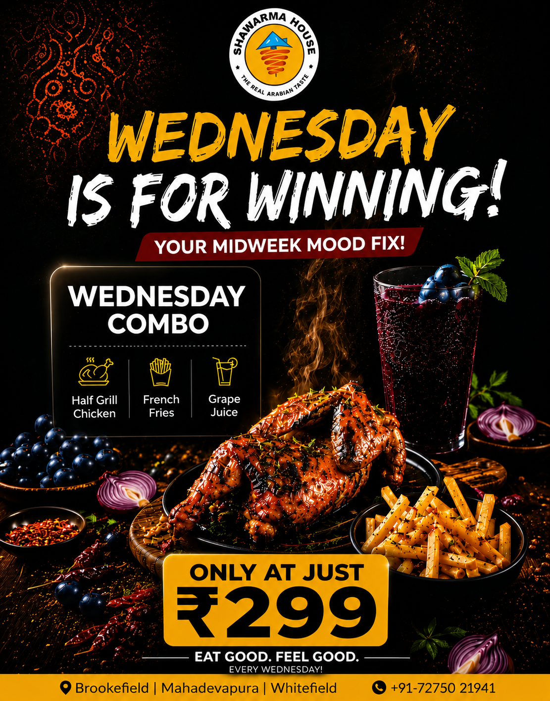 Shawarma House Wednesday Combo